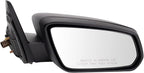 TRQ Driver and Passenger Side Power Mirror Set Textured Black Without Memory Compatible with 2010 Ford Mustang FO1320717 FO13