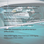 8 oz-Premium Plastic Polish & Cleaner Cleans & Polishes:Plastic/Glass Windshield, Motorcycle Visor/Windshield,Golf Cart Body/