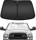 ARISMOTOR Windshield Sun Shade for Dodge RAM 2500 3500 2010-2025 2026, Custom Fit Foldable Front Window Sunshade Sun Visor Protector, Block UV Rays Keep Your Car Cooler