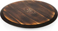 PICNIC TIME NFL Unisex NFL Lazy Susan Serving Tray, Wooden Turntable Round Charcuterie Board, Cheese Serving Platter