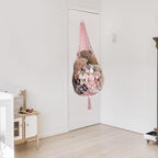 Amdermi Stuffed Animal Hammock Corner Hanging Net for Stuff Animal Storage Macrame Plush Toy Holder-Perfect for Tiny Space Wa