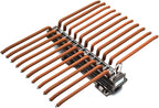 Pull Out Clothes Rail Extendable Wardrobe Rail Tube Rod - Steel Pull Out Pants Rack Pants Hanger Bar 22 Arms, Extendable Clos