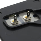 TRQ Left Upper Mirror Glass Heated Snap On Compatible with 2015-2020 Ford F-150 2017-2022 Ford F-250 Super Duty F-350 Super D