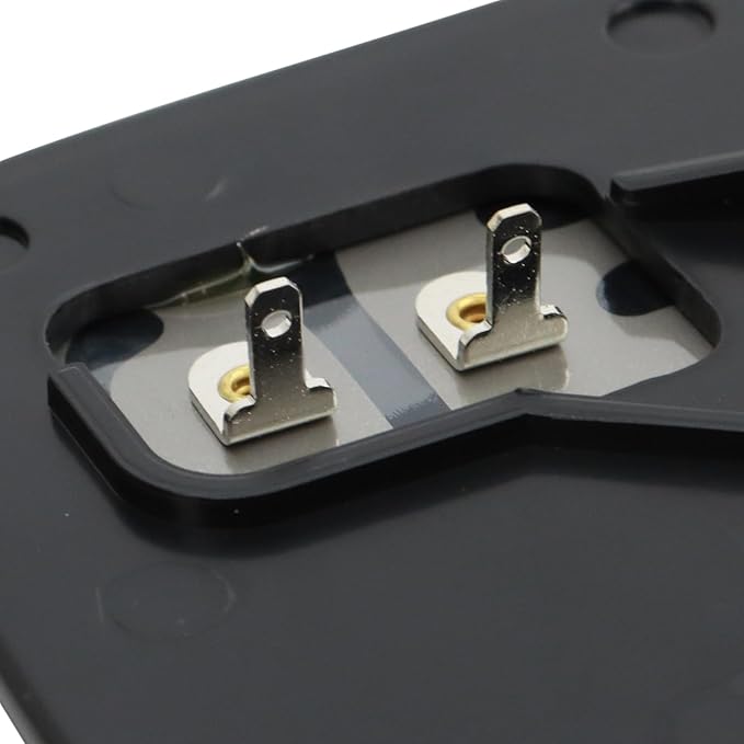 TRQ Left Upper Mirror Glass Heated Snap On Compatible with 2015-2020 Ford F-150 2017-2022 Ford F-250 Super Duty F-350 Super D