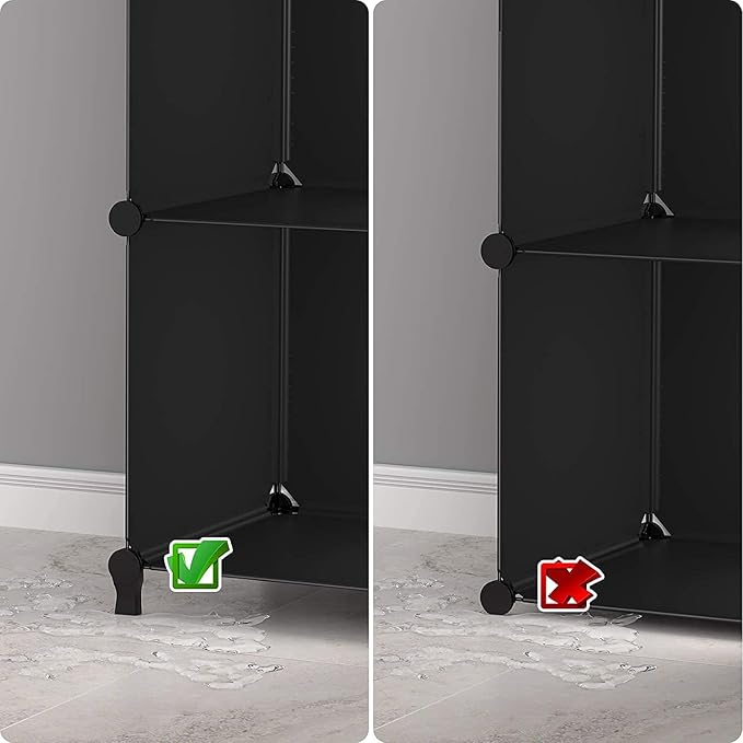 Closet Organizers and Storage, 12 Cube Storage Organizer, Portable Closet Organization Clothes Shelves for Kids, Closet, Bedr