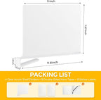 JOY DECOR 8 Pack Acrylic White Shelf Dividers for Closets Organizer and Storage Adjustable Vertical Wood Shelf Closet Separat