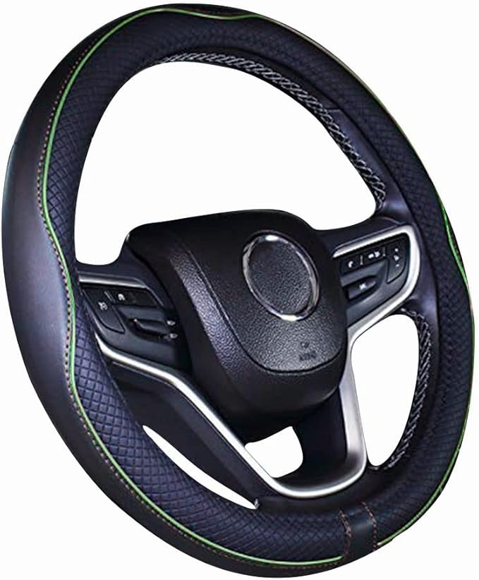 Mayco Bell Universal Standard Size Steering Wheel Cover Anti-Slip,Safety,Soft,Breathable,Durable,Full Surround,Comfortable Gr