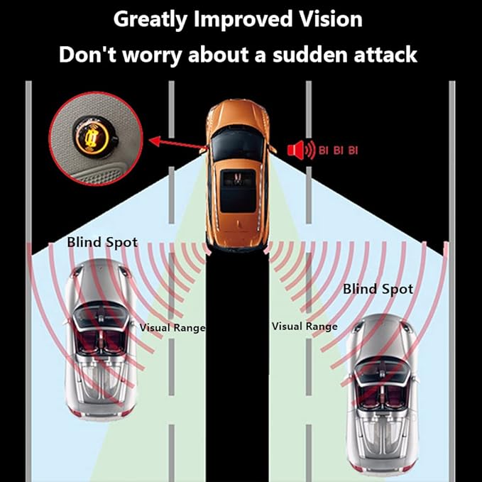 BSD Radar Monitoring Detection Kit Car Blind Spot Monitoring System Ultrasonic Blind Spot Detection System Sensor