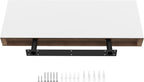 Ballucci Floating Shelf, 36" Wood Wall Shelf with Invisible Brackets for Bathroom, Living Room, Bedroom, Kitchen, Nursery, 6"