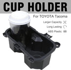 Kyostar Oversized Cup Holder for Toyota Tacoma 2016-2023, ABS Plastic Cup Holder Replacement, Black