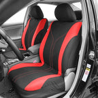 Car Seat Covers Full Set, Breathable Vehicle Front and Rear Split Bench Protector Airbag Compatible, Waterproof Automotive In