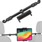 Car Headrest Tablet Holder, [Stretchable 32.67 inch Arm] Between Seat Tablet Mount for Car, Anti-Shake Backseat Phone Mount for Kids Fits iPad Pro 12.9 13 Air Mini, Galaxy Tabs, 4-13" Devices