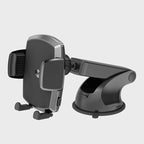 Simple Cradle Dash Mount - Upgraded Hands-Free Car Phone Holder - Thick Case Friendly Phone Holder for Car - Mount for Dash - Compatible with iPhone & Android – Black