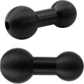2Pack 20mm to 17mm Ball Mount Adapter, Aluminum Alloy Precision Converter for Vehicle Navigation Phone Holder Dash Cam Action Camera