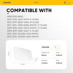 Passenger Side Blind Spot Mirror Compatible with Mercedes Benz A220 W176, B250 W264, C300 W204, E350 W212, S550 W221, GLA250 X156, GLK350 X204, Mercedes Benz A B C E S Class GLA GLK, Right Side