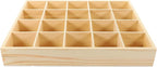 Baluue Underwear Storage Case with 20 Compartments Stackable Drawer Organizer for Socks Panties and Accessories Space-Saving 