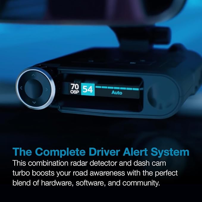Escort MAXcam 360c Laser Radar Detector and Dash Camera - Great Range, 360° Protection, Shared Alerts, Incident Reports, Appl