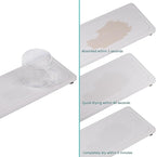 NiuYichee 2 Pcs Water Absorbing Stone Trays, Kitchen/Bathroom Sink Soap Dish, Diatomite Tray Used for Hand Soap & Cosmetic Bo