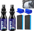 Auto Glass Powerful Waterproof Spray - Waterproof Rain Repellent Coating with Anti-Fog Formula - Safe on Auto Glass, Shower D