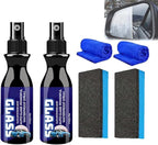 Auto Glass Powerful Waterproof Spray - Waterproof Rain Repellent Coating with Anti-Fog Formula - Safe on Auto Glass, Shower D