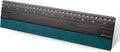 FOSHIO 12 Inch Felt Squeegee for Vinyl Built-in 30CM Ruler 4 Round Corners Universal Card Tint Squeegee with Suede Felt Edge, Window Tint Film Installing Hard Black PP Car Vinyl Wrap Scraper Tool