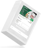 Bonsenkitchen Precut Vacuum Food Sealer Bags 100 Pint 6" x 10", BPA Free, Commercial Grade Textured Food Vacuum Sealer Bag, T