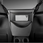 Tumecos Car Handbag Holder Between Seats Car organizer for Center Armrest Box Car Storage Bag Pocket Handbag Purse Holder for Storage Large capacity multifunctional wear resistant(Gray)