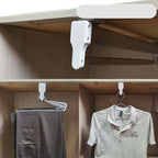 Adjustable Pull-Out Clothes Rail - Extendable Closet Organizer Rack for Pants & Coats, Space-Saving Hanger Holder, 30-80cm (1