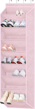 SLEEPING LAMB Over The Door Shoe Organizer for Closet, Kids Sneaker Storage for Hanging Shoe Rack for Door with Large Deep Po