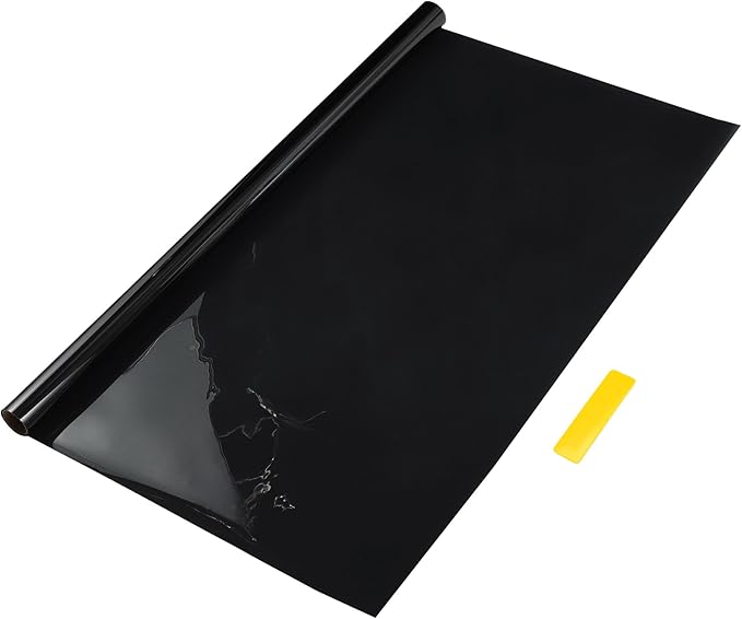 Motoforti Nano Ceramic Car Window Tint Film VLT 15% IRR 65% UVR 85% Black 5ft x 30inch Privacy Film 2mil PET 1 Pc