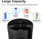 Car Cup Holder Expander, Large Cup Holder Extender for Car with Adjustable Base, Water Bottle Holder Adapter Fits Yeti, Hydro