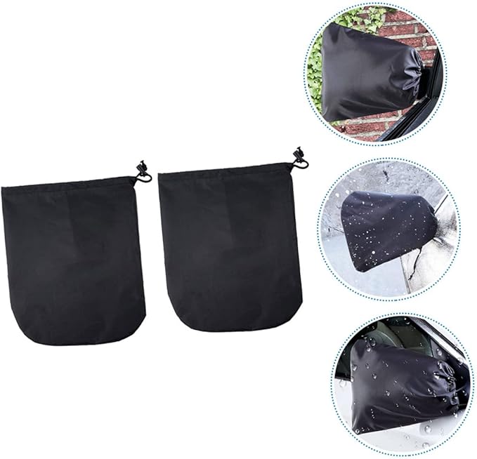 Alipis 2pcs Car Rearview Mirror Covers Waterproof Snow Rain Protector Thickened Oxford Cloth for Winter Use Suitable for Vehicles