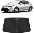 TINGLU Sun Shade for Audi Q5 2018-2024 2025 2026 Accessories Windshield Sun Shade Window Shade UV Rays Protection Sun Visor Cover with Steering Wheel Sunshade Storage Bag
