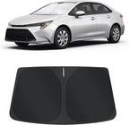 TINGLU Sun Shade for Audi Q5 2018-2024 2025 2026 Accessories Windshield Sun Shade Window Shade UV Rays Protection Sun Visor Cover with Steering Wheel Sunshade Storage Bag