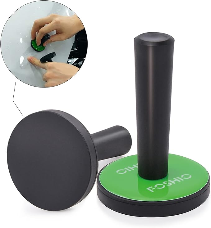 FOSHIO Window Tint Vinyl Wrap Tool Kit with 5M Knife Tape, Felt Squeegee, Micro Squeegee, Wrap Magnets Holders, Gloves, Safety Cutter, Utility Knife, Plastic Razor Blades Vinyl Application