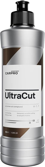 CARPRO UltraCut - 250ml - Extreme Cut Compound, Low Dusting, Minimal Hazing, for Rotary or DA Polishing with Long Work Time
