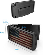 2PCS American Flag Car Seatbelt Adjuster car Universal Car Seat Belt Pads Cover for More Comfortable Driving, Seat Belt Shoulder Strap