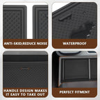 Muslogy for Maverick Center Console Organizer Gear Shift Storage Box ABS Material Insert Tray Compatible with Ford Maverick 2026 2025-2022 Accessories (Black)