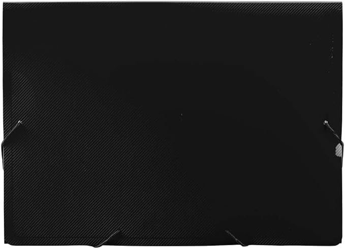 JAM PAPER Accordion Folders - 13 Pocket Plastic Expanding File - Letter Size - 9 x 13 - Black - Sold Individually