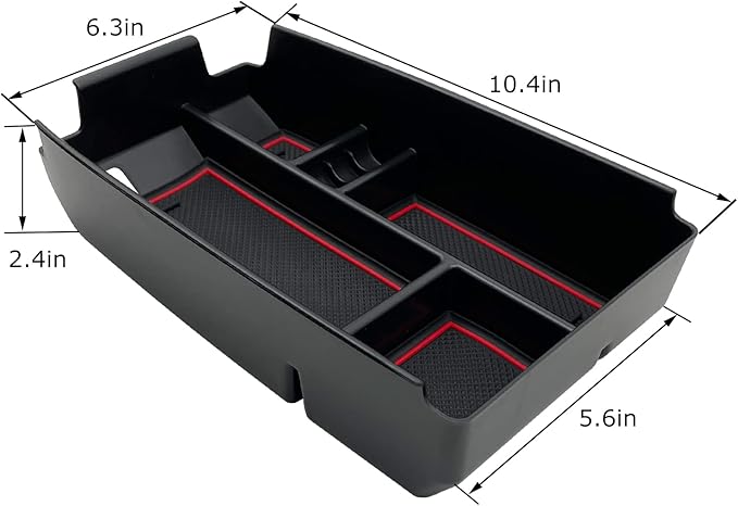 Center Console Organizer Interior Storage Box Fits for Ford Escape 2020 2021 2022 2023 2024 2025 and 2021 2022 2023 2024 2025