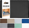 GORILLA GRIP Waterproof Silicone Under Sink Mat with Raised Lip for Kitchen and Bathroom, Cabinet Shelf Liner Stay in Place M