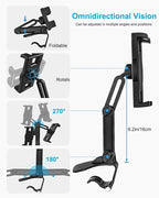 Dashboard Clip Car Phone Holder - [Thick Cases Friendly] 360° Adjustable Dash Clamp Phone Holders for Your Car Mount Accessories for iPhone 17 Pro Max Air 16 15 14 13 12 Plus, Android, All Smartphones
