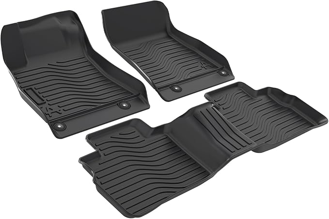 All Weather Floor Mats Cargo Mat Fit for Nissan Sentra 2020-2025 TPE Liners Sentra Accessories Set All Season Guard Odorless Anti-Slip Floor Mats Cargo Mat Black