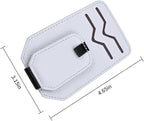 Leather Car Sun Visor Organizer with Sunglass Holder, Multifunctional Eyeglasses Ticket Credit Card Clip and Bills Storage Pocket, Universal Auto Interior Accessories(Grey), 580grey