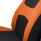 FH Group Light & Breezy Cloth Car Seat Covers, 7 Seater Three Row Set- Airbag & Split Ready -Universal for Cars Trucks and SU
