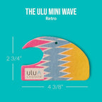 ulu Lagoon Hanging Car Air Freshener | Tropical Beach Coconut Surf Wax Scent Mini Wave | Long Lasting Car Freshener, Closet a