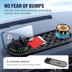 Multifunction Car Anti-Slip Mat, 2025 New Car Anti Slip Mat Phone Holder with Temporary Parking Number, Rotatable Anti Skid C