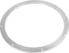 24 Inch Lazy Susan Aluminum Alloy Rotating Turntable Bearing, Non - Slip Mute Metal Bearing Swivel Plate Hardware for Dining 