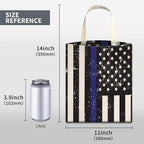 Car Trash Can, Cute Car Trash Bag, Hanging Car Organizer and Storage Bag, Trash Bin for Car Accessories, Vehicle, Travelling, Camping Retro American Flag