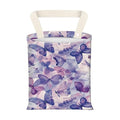 Hanging Car Garbage Bag, Cute Car Trash Can Bag, Automotive Accessories for Women Men Cute Blue Purple Butterfly